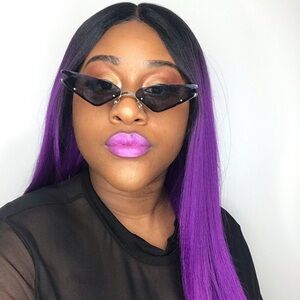 Rimless Cat Eye Sunglasses